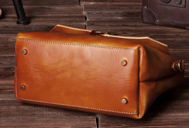 Handmade Leather handbag purse shoulder bag for women leather shopper bag