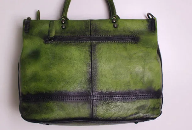 Handmade Leather handbag shoulder bag for women leather shopper bag