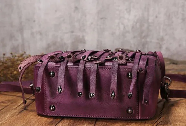 Handmade Leather handbags purse shoulder bag for women leather shopper bag