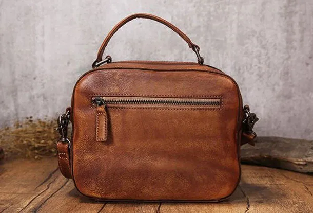 Handmade Leather handbags purse shoulder bag for women leather shopper bag