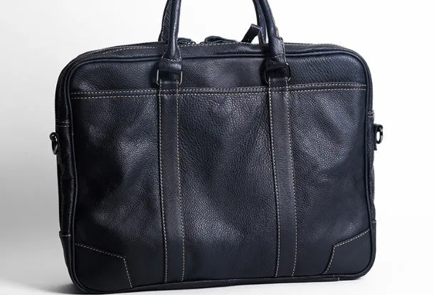 Handmade leather men Briefcase messenger large vintage shoulder laptop bag vintage bag