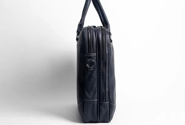 Handmade leather men Briefcase messenger large vintage shoulder laptop bag vintage bag