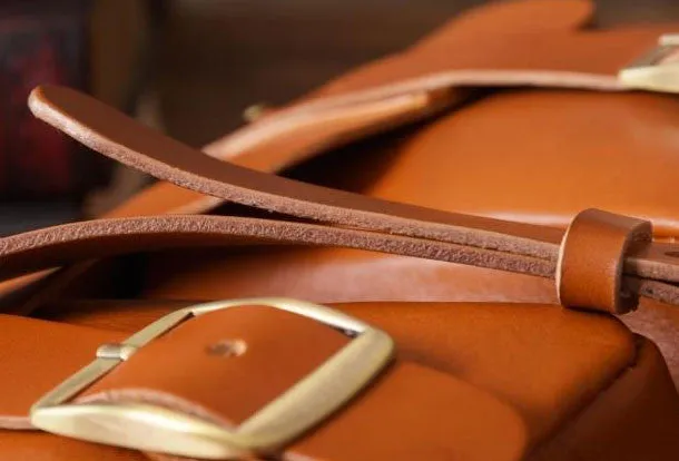 Handmade leather men Briefcase messenger vintage shoulder laptop bag vintage bag