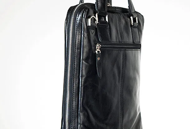 Handmade leather men Briefcase messenger vintage shoulder laptop bag vintage bag