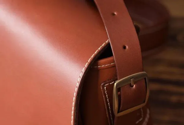 Handmade leather men Briefcase messenger vintage shoulder laptop bag vintage bag