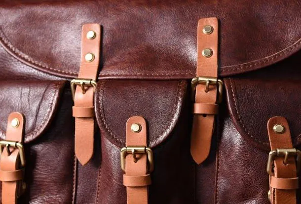 Handmade leather men Briefcase messenger vintage shoulder laptop bag vintage bag