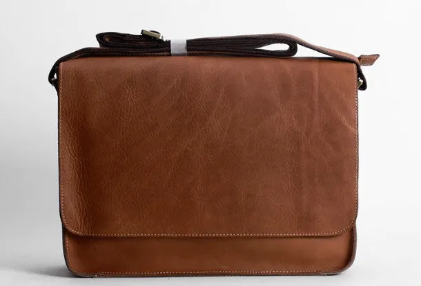 Handmade leather men satchel bag messenger large vintage shoulder laptop bag vintage bag