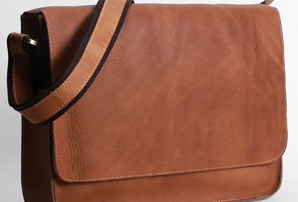 Handmade leather men satchel bag messenger large vintage shoulder laptop bag vintage bag
