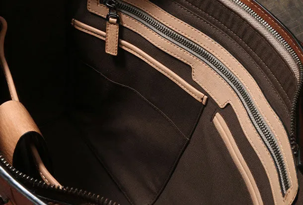 Handmade leather men vintage Briefcase messenger large vintage shoulder laptop bag vintage bag
