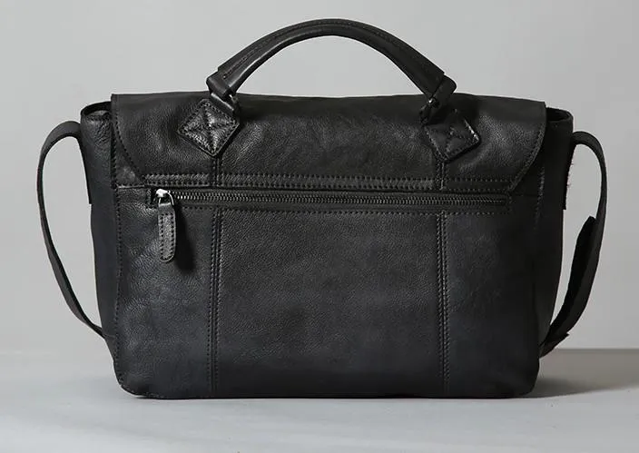 Handmade Leather Mens Cool Shoulder Bag Messenger Bag for men
