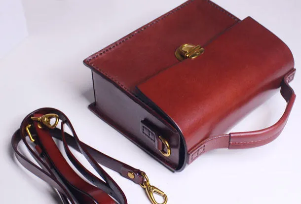 Handmade Leather phone bag handbag shoulder bag for women leather crossbody bag