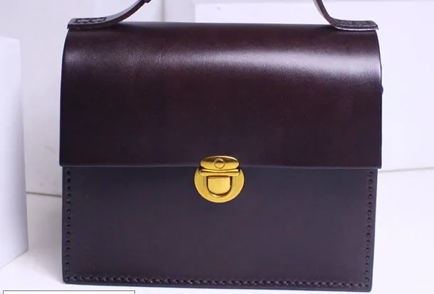 Handmade Leather phone bag handbag shoulder bag for women leather crossbody bag