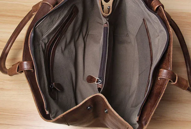 Handmade Leather womens handbag purse shoulder bag for women