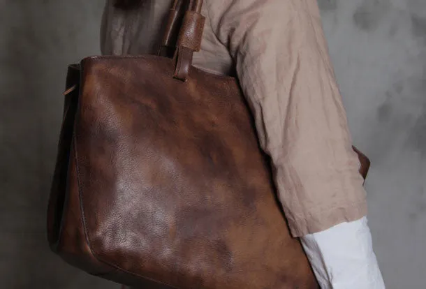 Handmade Leather womens handbag purse shoulder bag for women