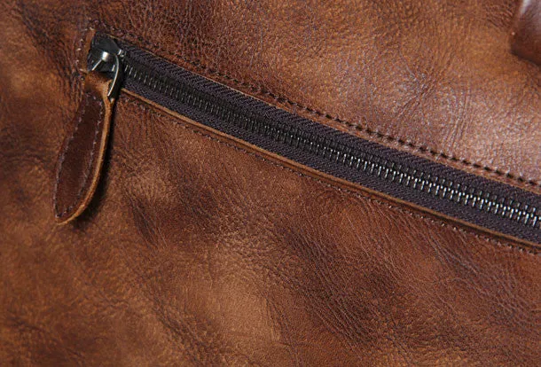 Handmade Leather womens handbag purse shoulder bag for women