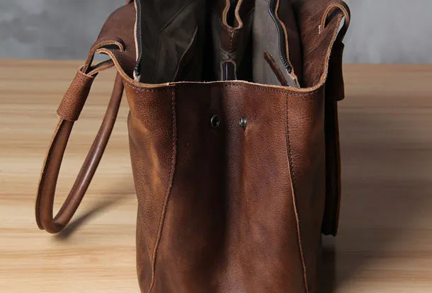 Handmade Leather womens handbag purse shoulder bag for women