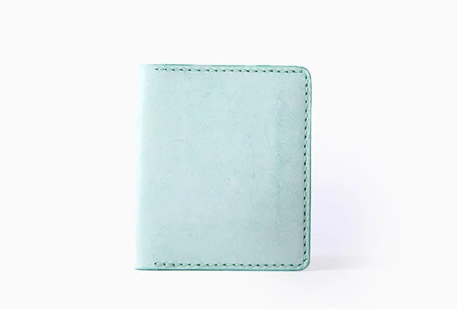 Handmade Leather Womens Slim License Wallet Front Pocket Wallet Slim Card Wallet for Women