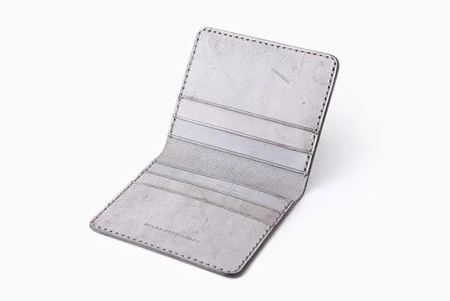 Handmade Leather Womens Slim License Wallet Front Pocket Wallet Slim Card Wallet for Women