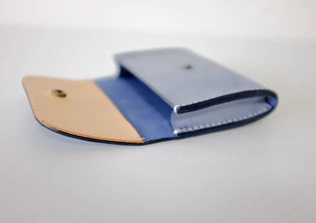 Handmade LEATHER Womens Small Card Wallet Leather Card Small Wallet FOR Women