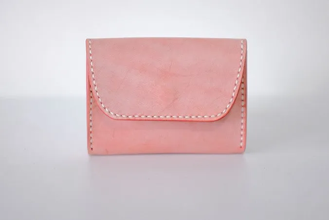 Handmade LEATHER Womens Small Card Wallet Leather Card Small Wallet FOR Women