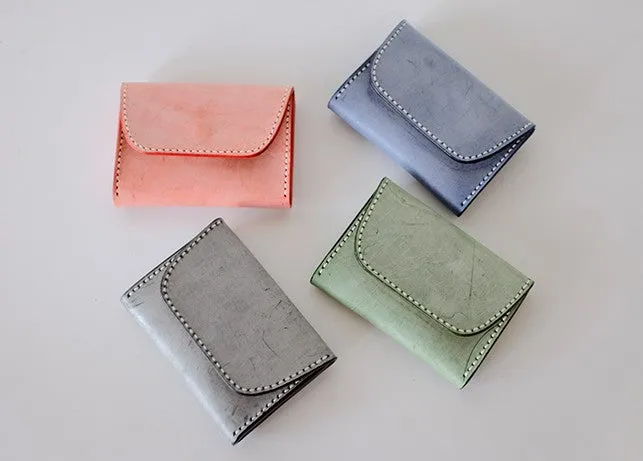 Handmade LEATHER Womens Small Card Wallet Leather Card Small Wallet FOR Women