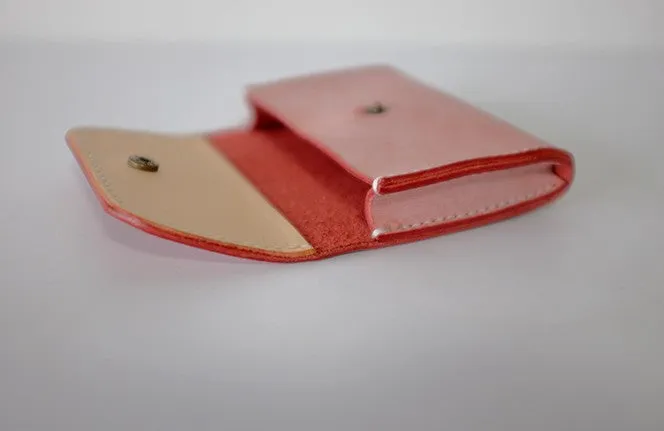 Handmade LEATHER Womens Small Card Wallet Leather Card Small Wallet FOR Women