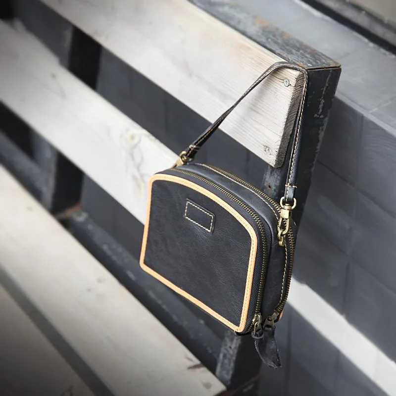 Handmade Women's Leather Shoulder Clutch Purse Handbag Crossbody Bag Clutch Purse