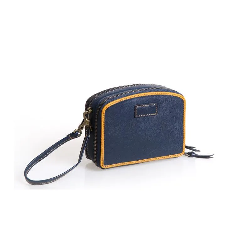 Handmade Women's Leather Shoulder Clutch Purse Handbag Crossbody Bag Clutch Purse