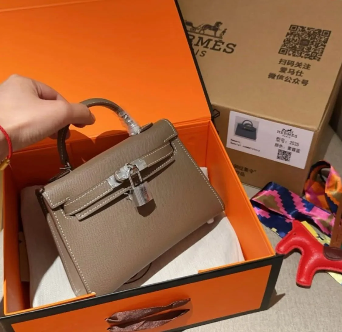 hermes bag kelly Mini 20