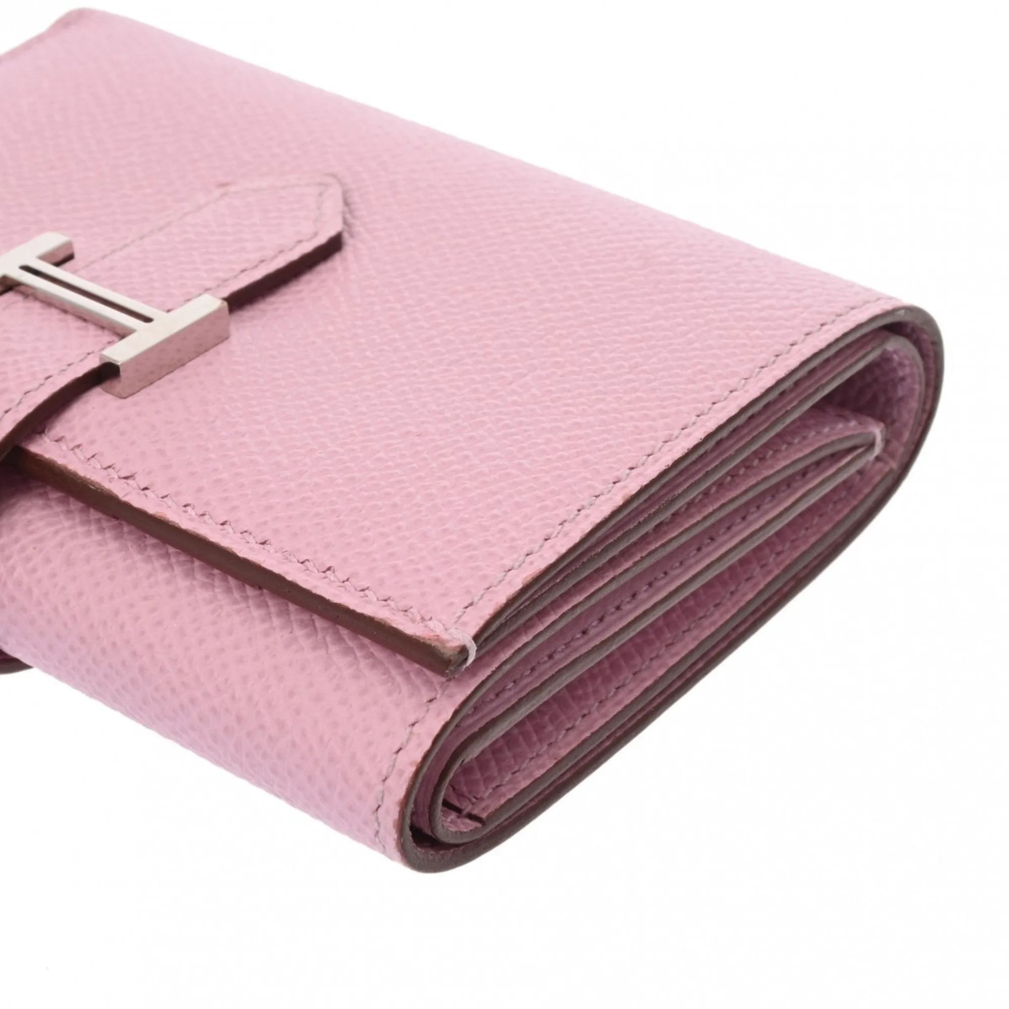 Hermes Epsom Leather Wallet (Tri-Fold) (Pre-Owned)