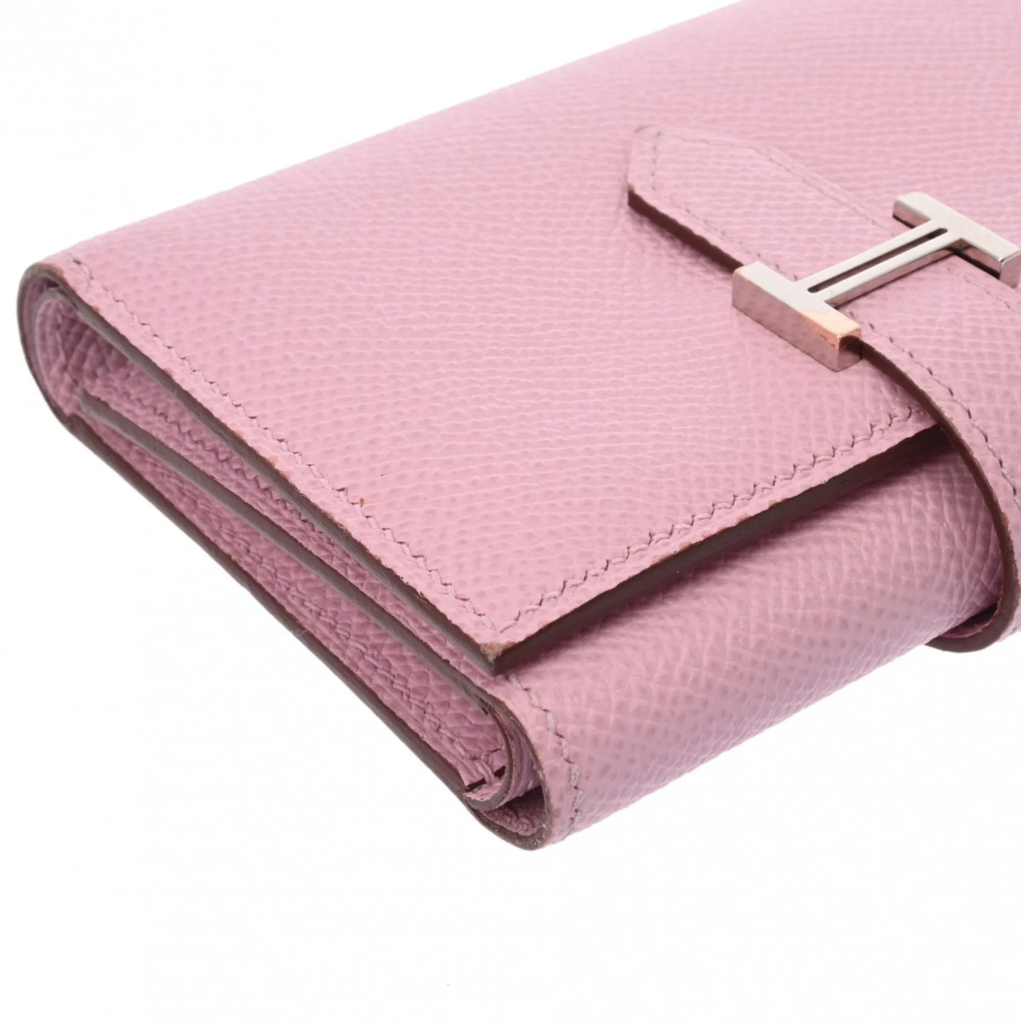 Hermes Epsom Leather Wallet (Tri-Fold) (Pre-Owned)