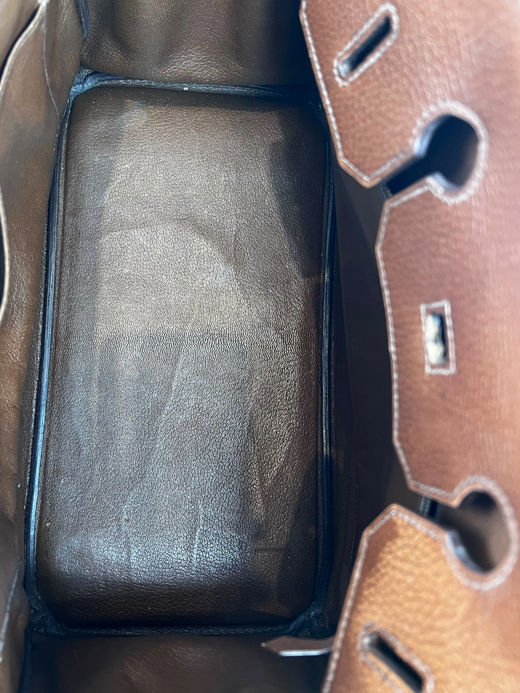 Hermes Gold Birkin 35 Ardennes Leather Handbag