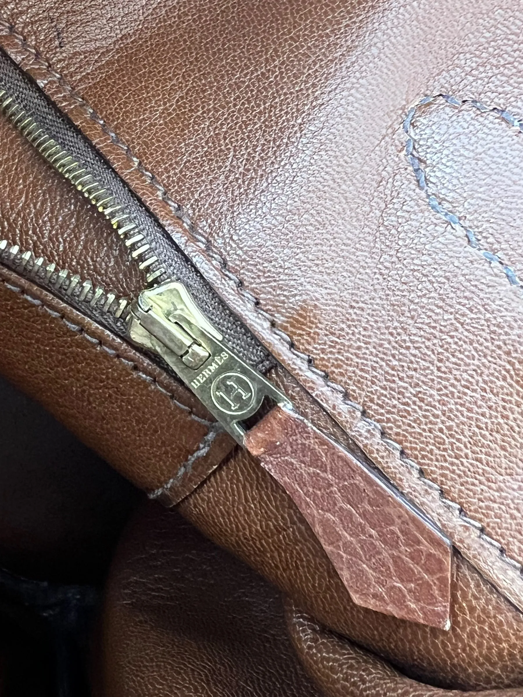 Hermes Gold Birkin 35 Ardennes Leather Handbag