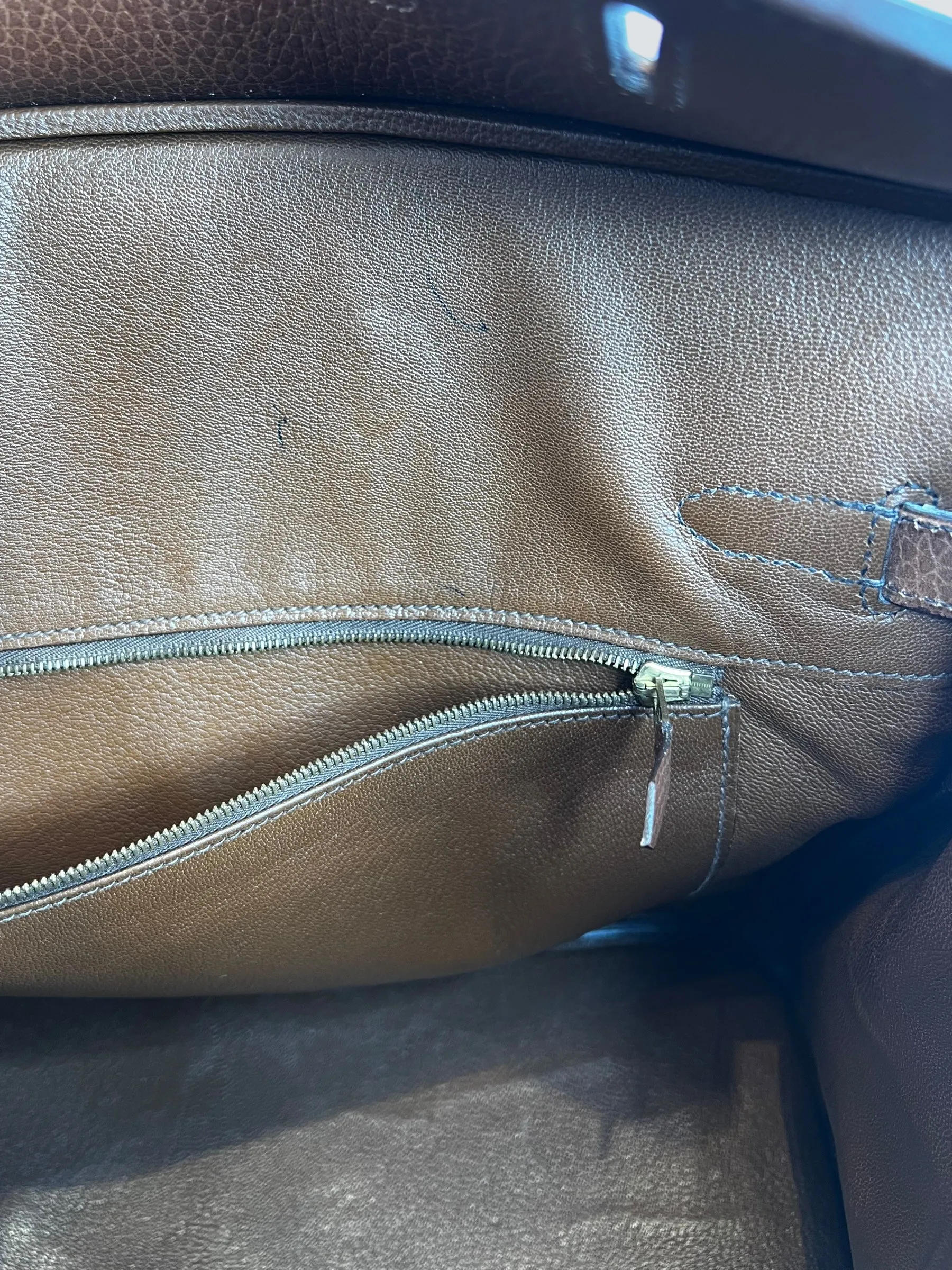 Hermes Gold Birkin 35 Ardennes Leather Handbag
