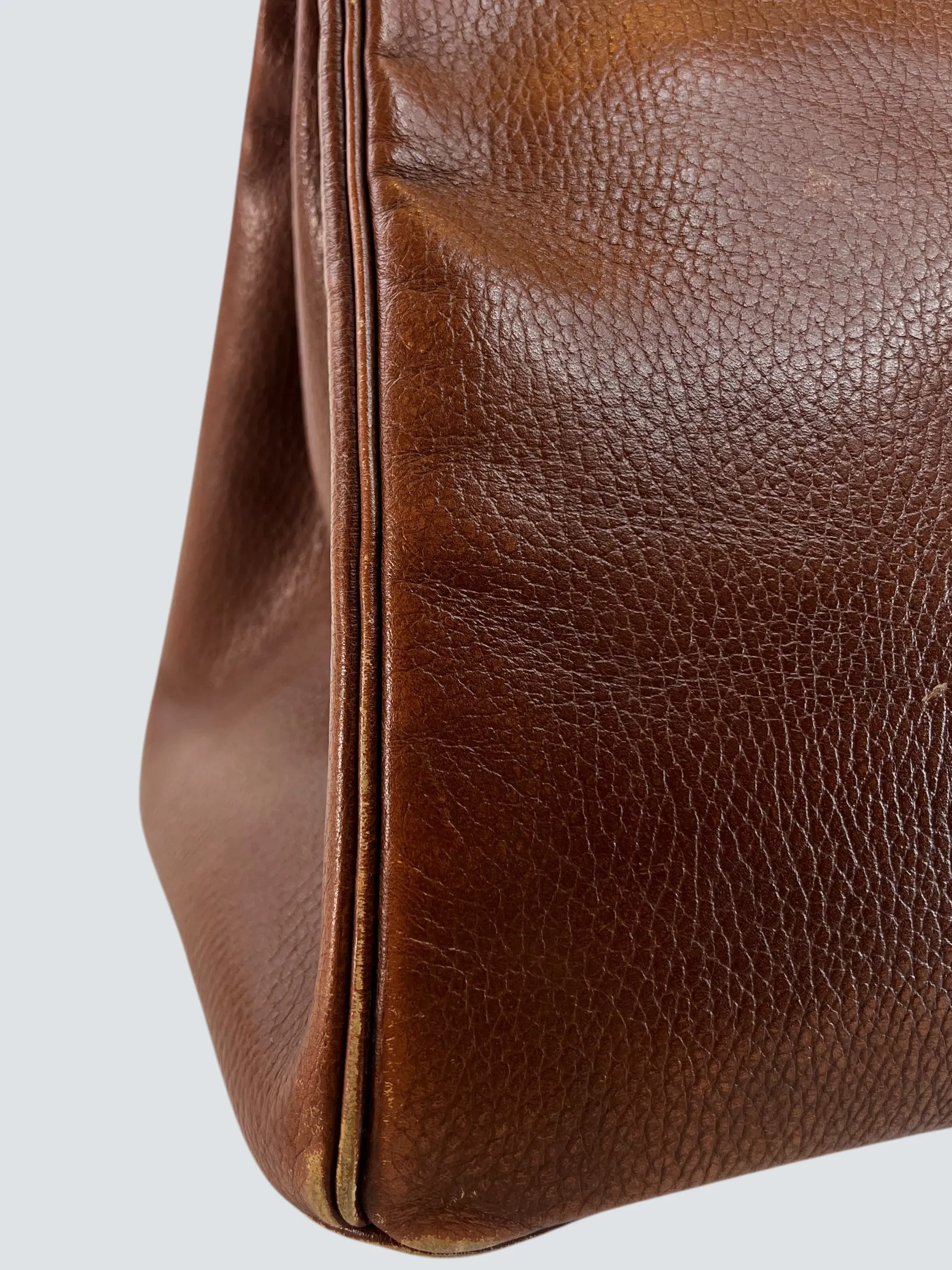 Hermes Gold Birkin 35 Ardennes Leather Handbag