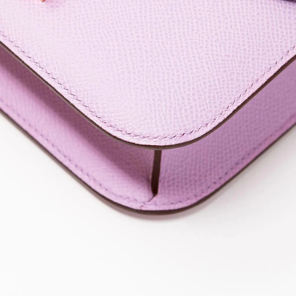 Hermes Mauve Sylvestre Epsom Constance 24