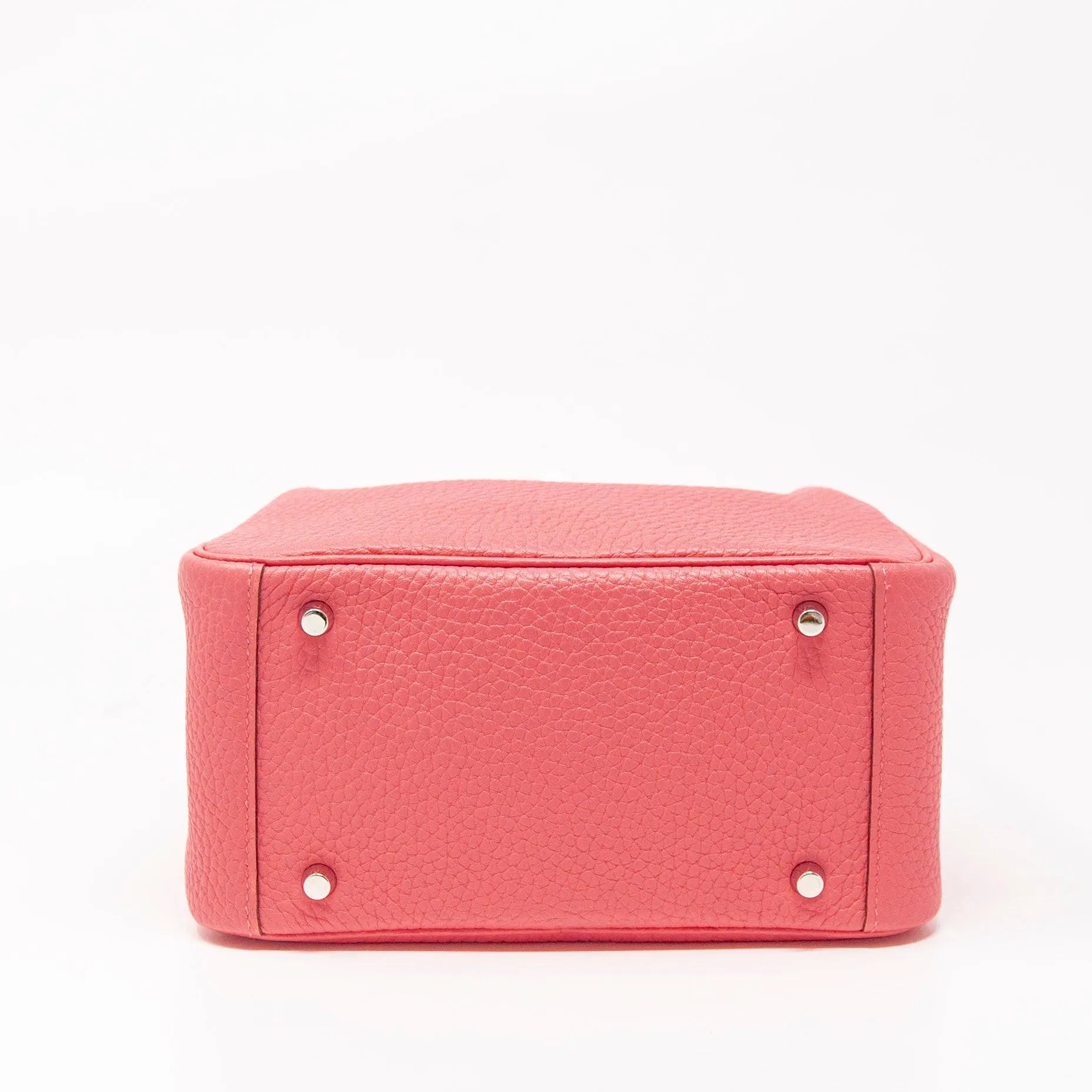 Hermes Rose Azalee Clemence Mini Lindy