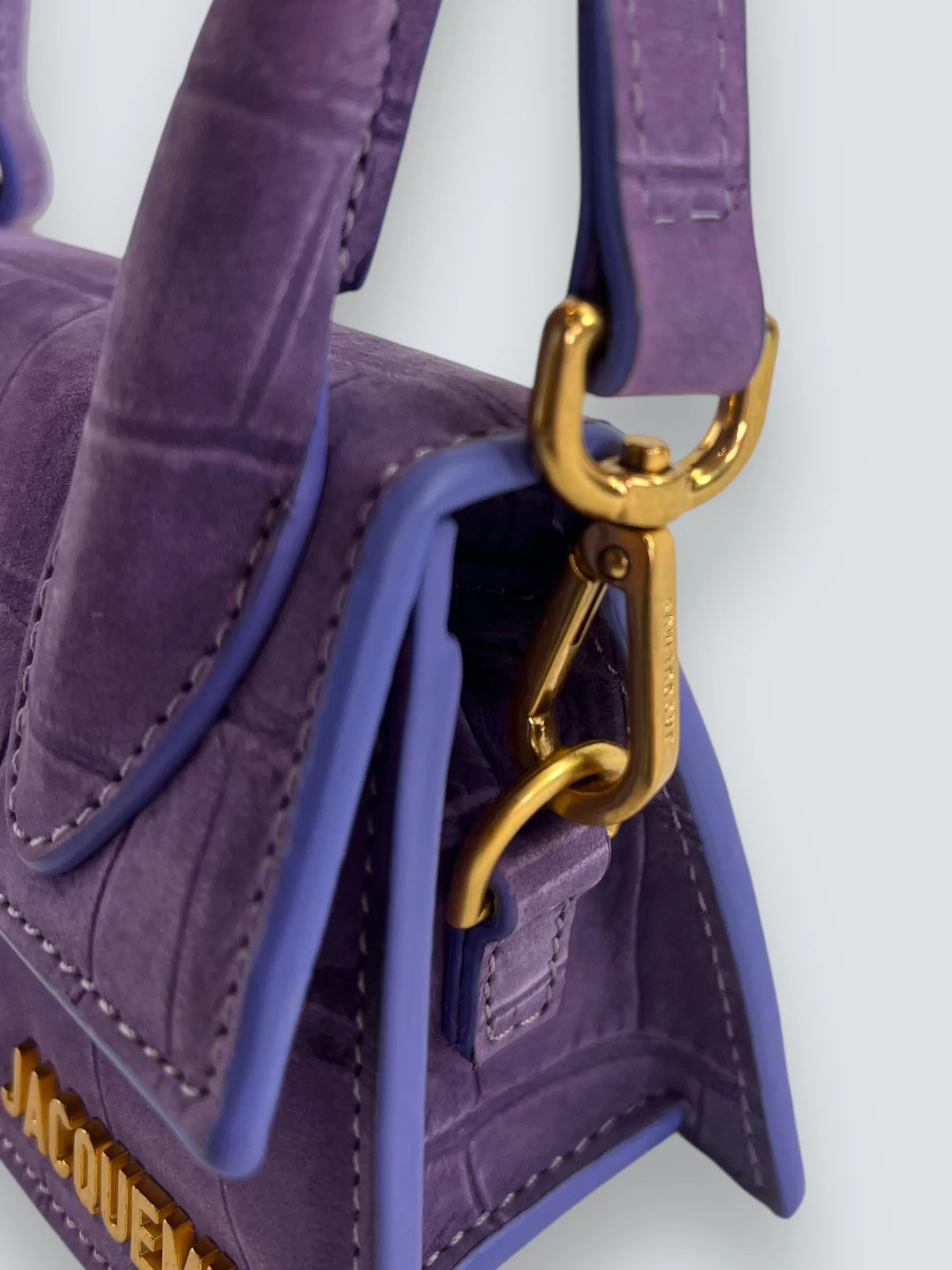 Jacquemus Purple Le Chiquito Small  Handbag