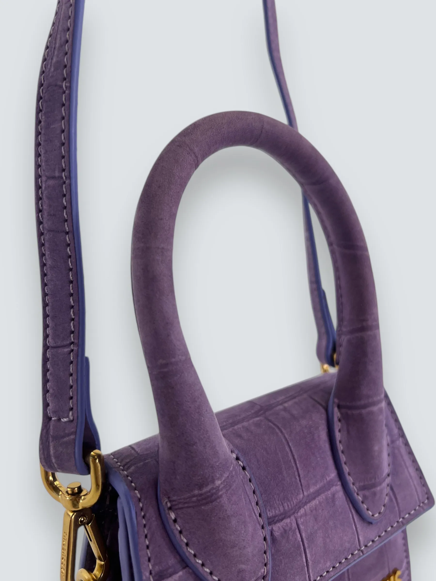 Jacquemus Purple Le Chiquito Small  Handbag
