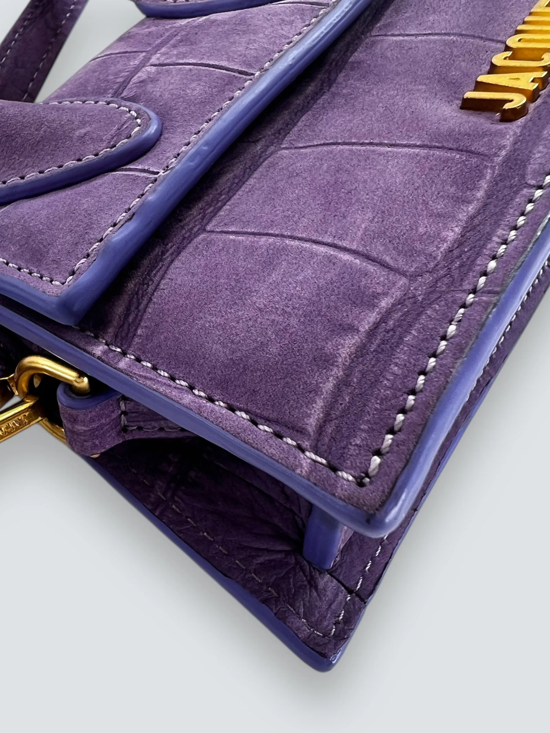 Jacquemus Purple Le Chiquito Small  Handbag