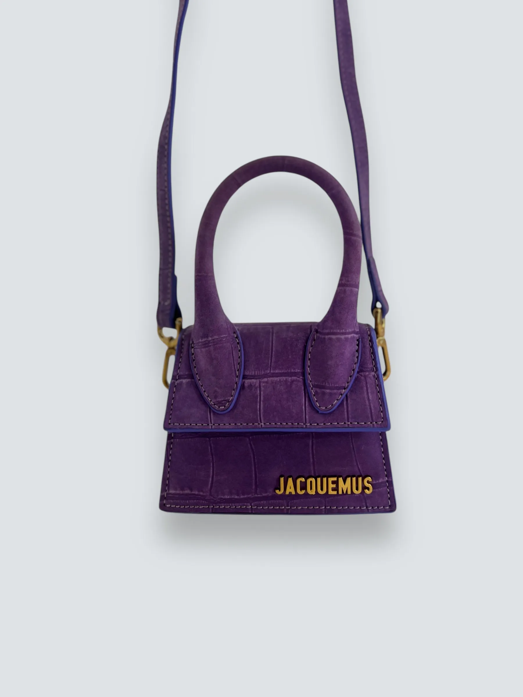 Jacquemus Purple Le Chiquito Small  Handbag
