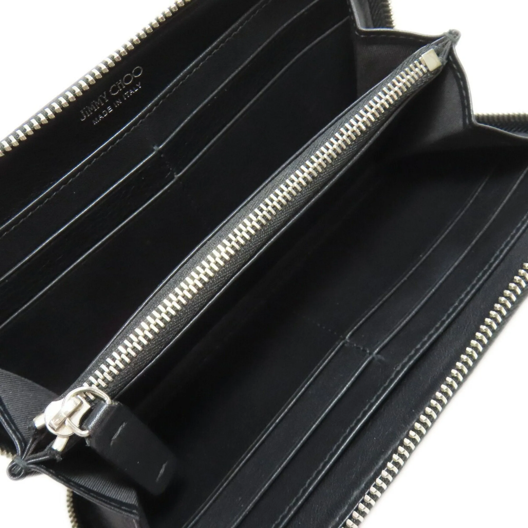 Jimmy Choo Leather Long Wallet (Bi-Fold) (Pre-Owned)