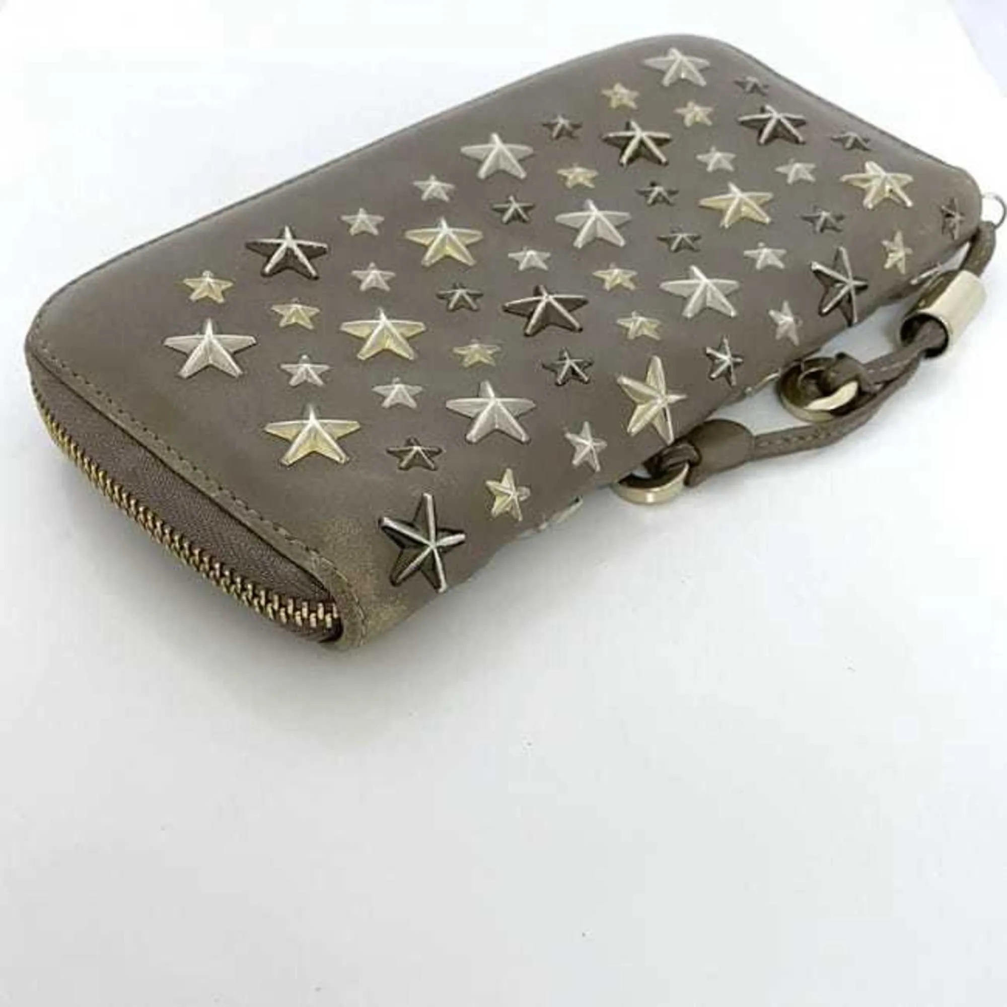 Jimmy Choo Leather Long Wallet (Bi-Fold) (Pre-Owned)