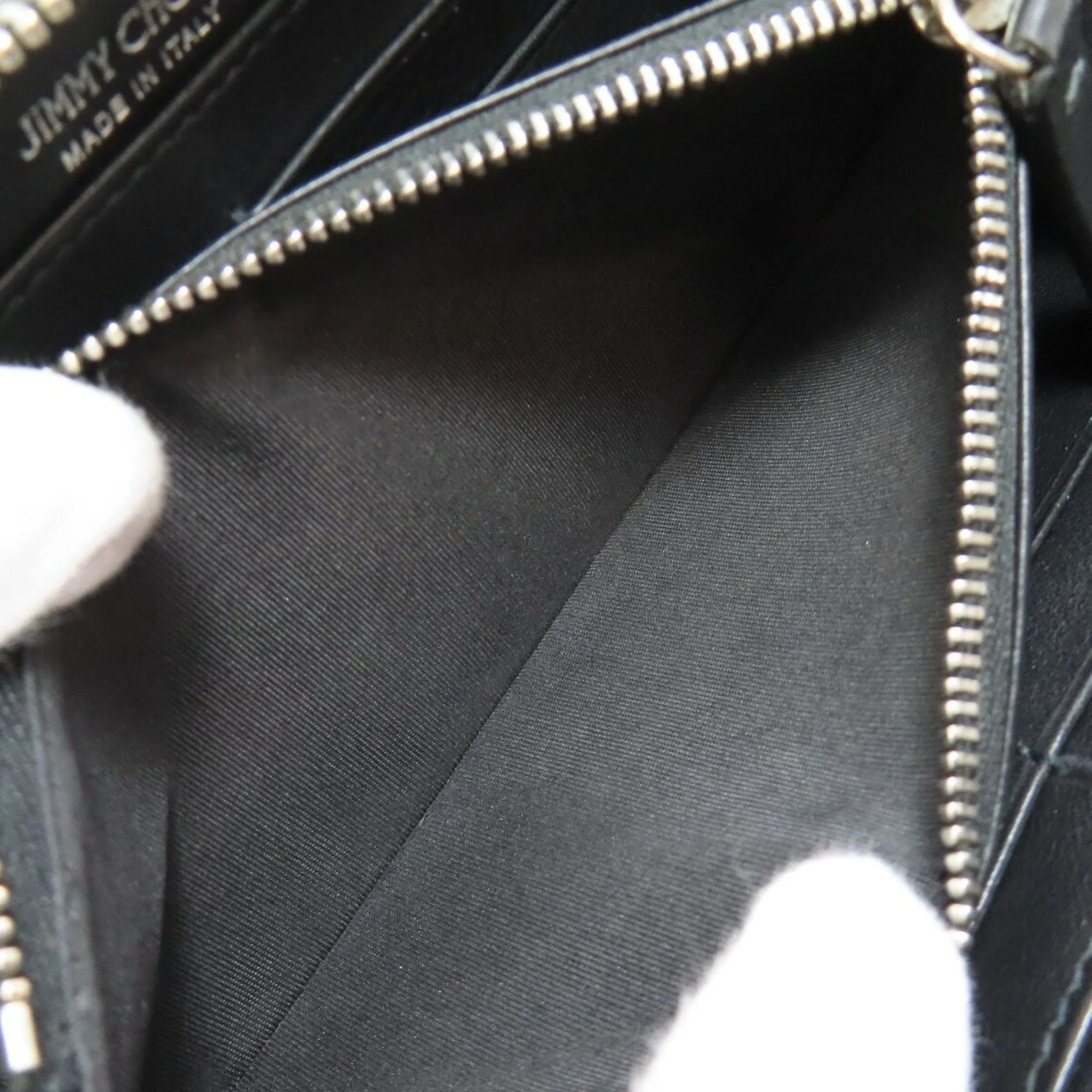 Jimmy Choo Leather Long Wallet (Bi-Fold) (Pre-Owned)