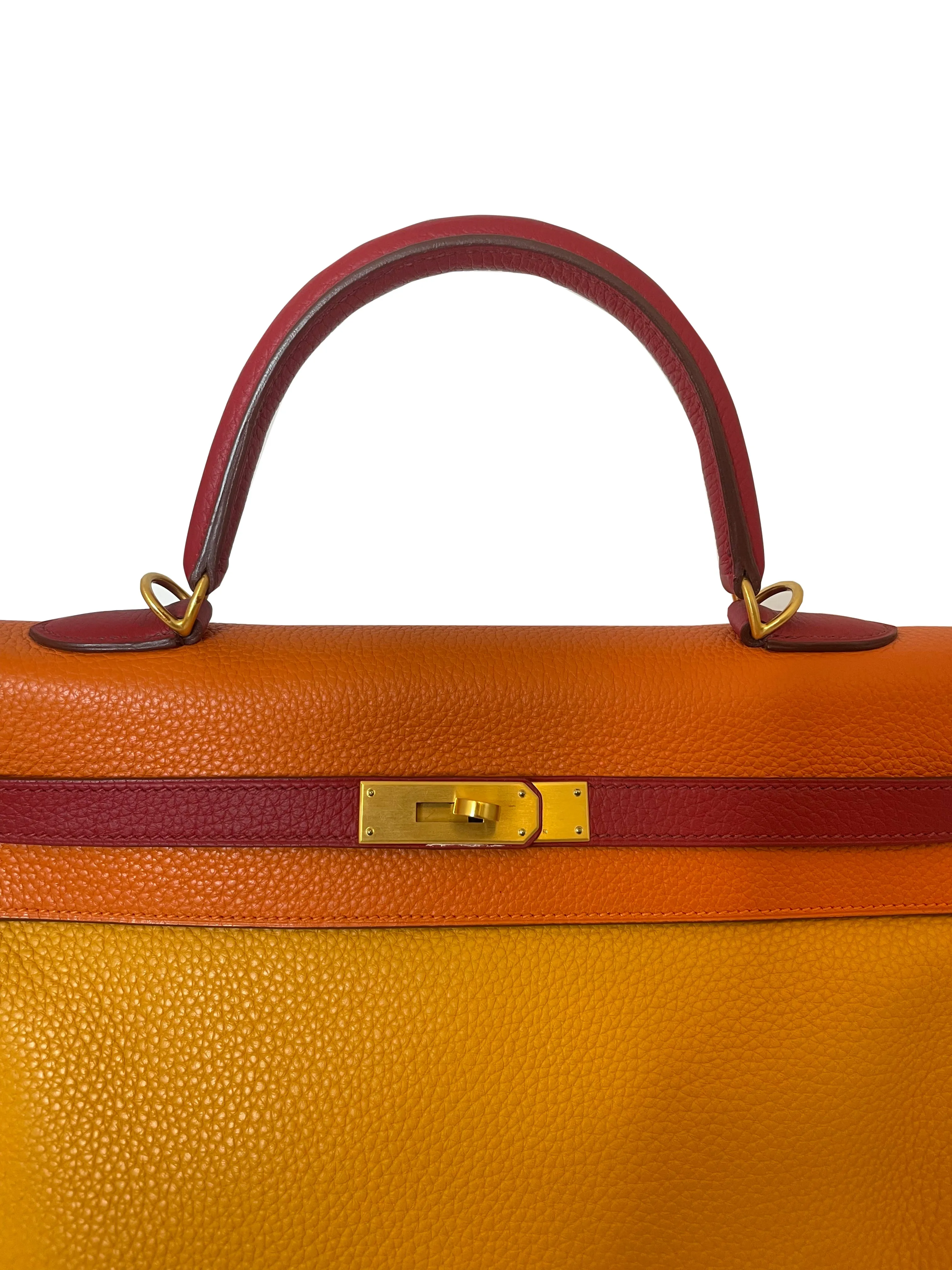 Kelly 35 Tri-colour Togo PBHW