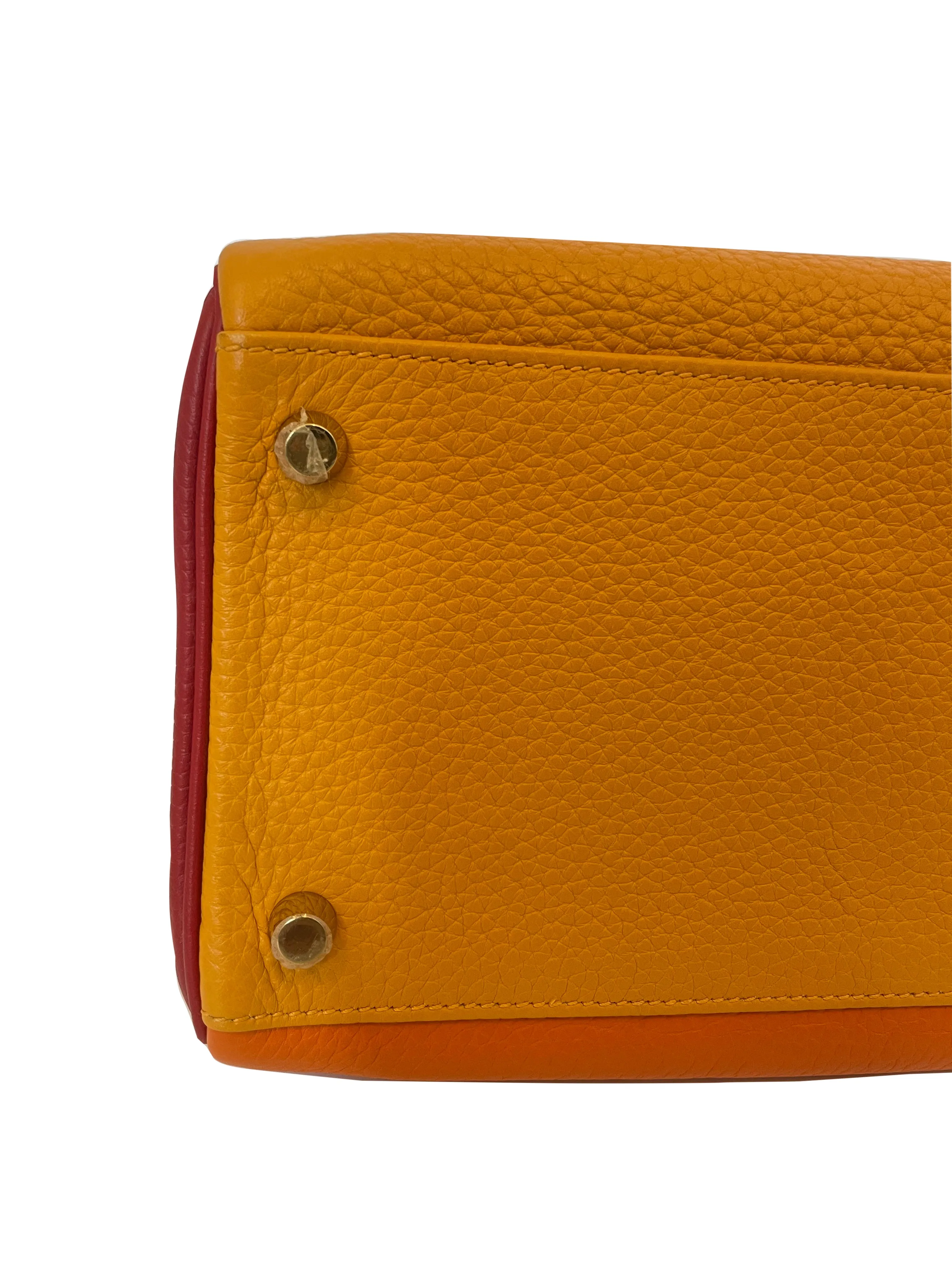 Kelly 35 Tri-colour Togo PBHW