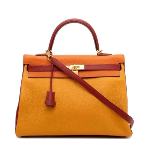 Kelly 35 Tri-colour Togo PBHW