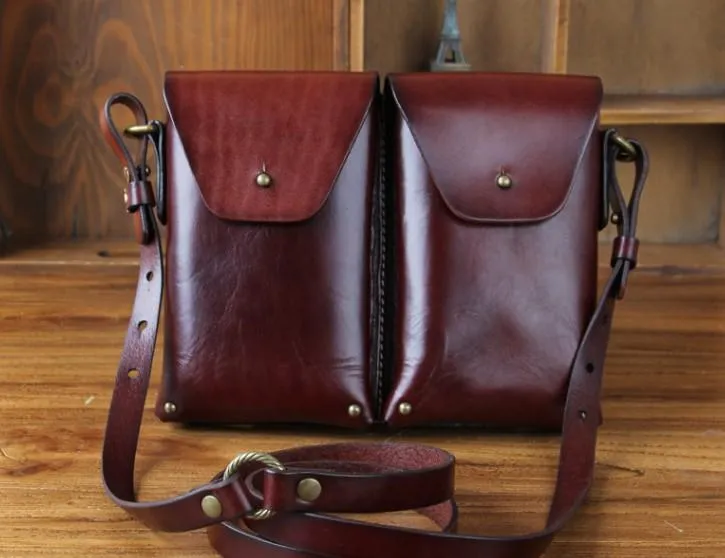 Leather Belt Pouch Mens Small Cases Waist Bag Hip Pack Belt Bag Fanny Pack Bumbag for Men