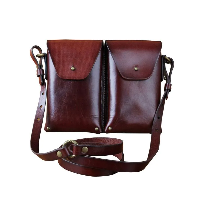 Leather Belt Pouch Mens Small Cases Waist Bag Hip Pack Belt Bag Fanny Pack Bumbag for Men