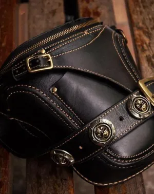 Leather Belt Pouch Mens Small Cases Waist Bags Hip Pack Belt Bags for Men
